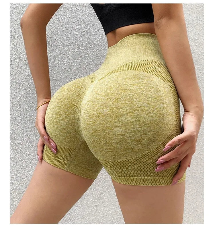 Women's Elastic Waist High Solid Fitness Pants Honey Butt Lift Shaper Quick Dry Seamless Boxing Yoga Shorts Sportswear Underwear - Buy Product on Alibaba.com