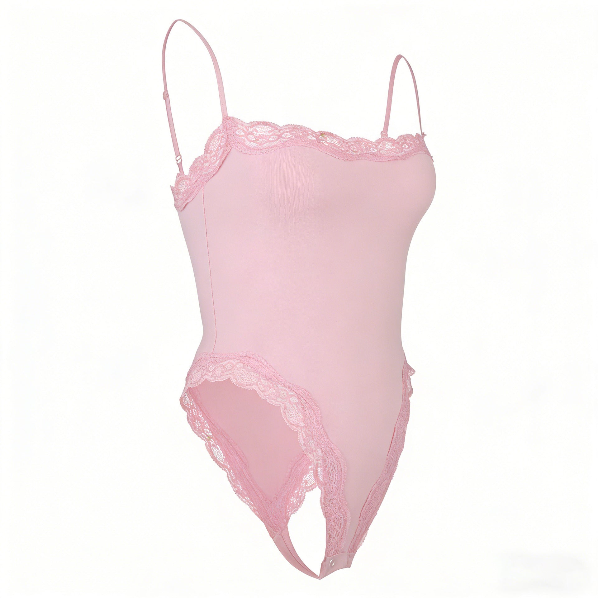 Mepria Shapewear Bodysuit with Lace Trim - Sexy Shapewear
