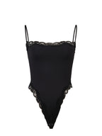 Mepria Shapewear Bodysuit with Lace Trim - Sexy Shapewear