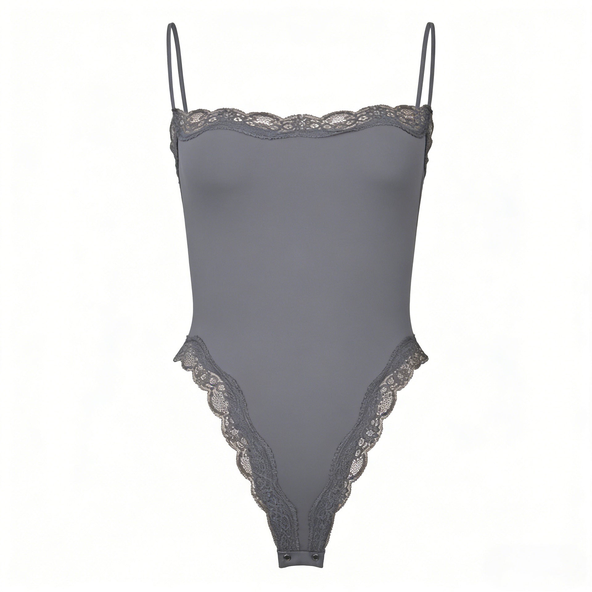 Mepria Shapewear Bodysuit with Lace Trim - Sexy Shapewear