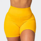 Hot Sale Yellow Breathable Spandex/cotton Tight Body Shaping Training Riding Cycling Shorts High Waist Workout Pants Casual - Buy Product on Alibaba.com